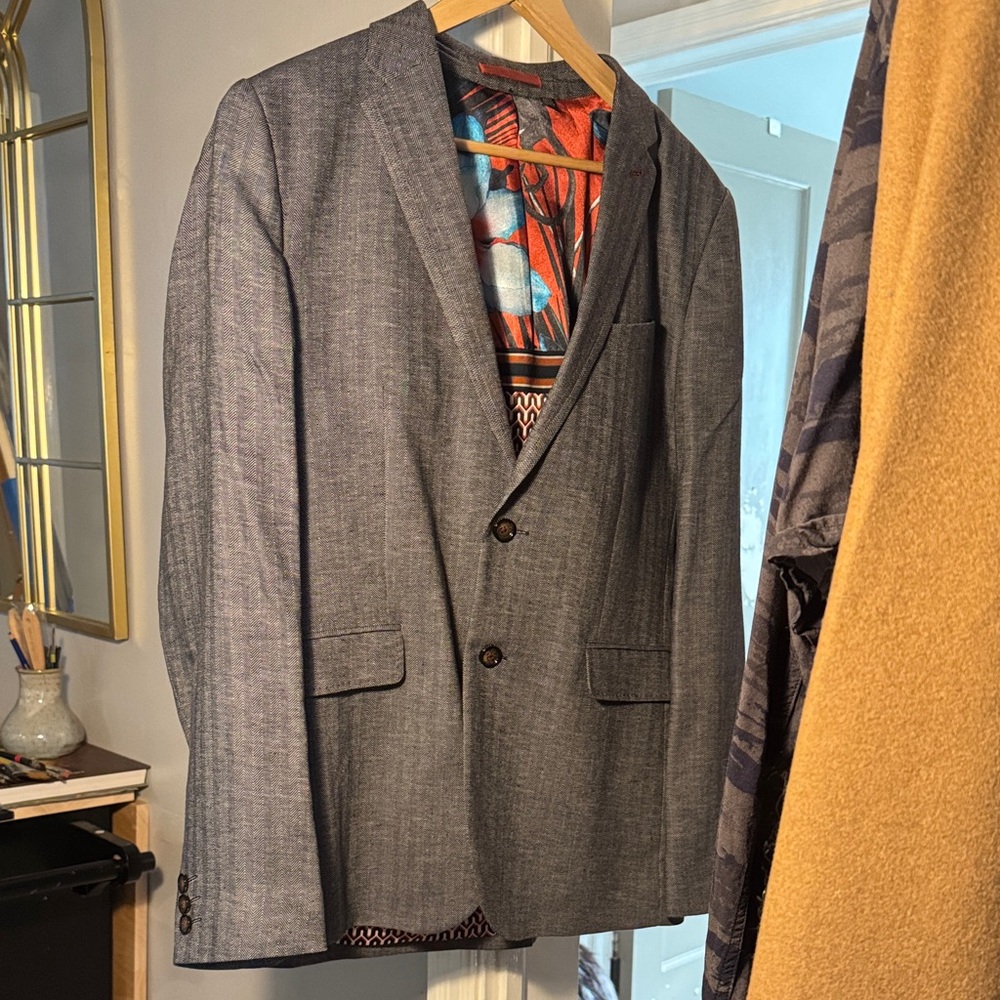 Ted Baker London Men’s Gray Blazer